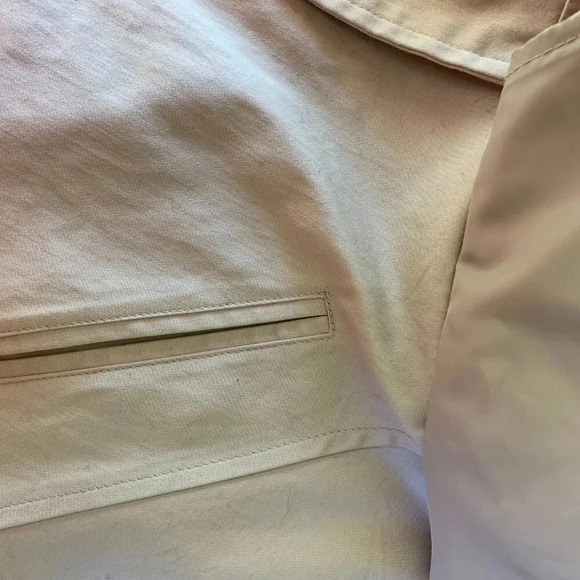 Maison Jules Oxford Preppy Pea Coat Small Double Breasted Peplum Trench jacket - Picture 6 of 10